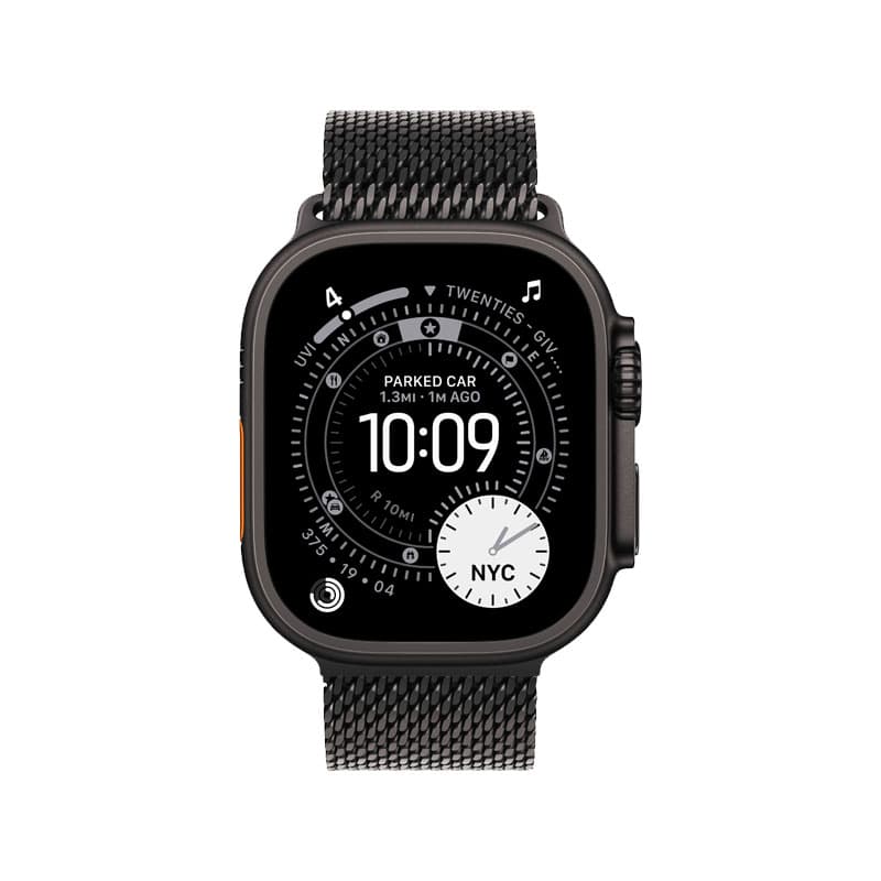 Apple Watch Ultra 3 Titanium Milanese Loop