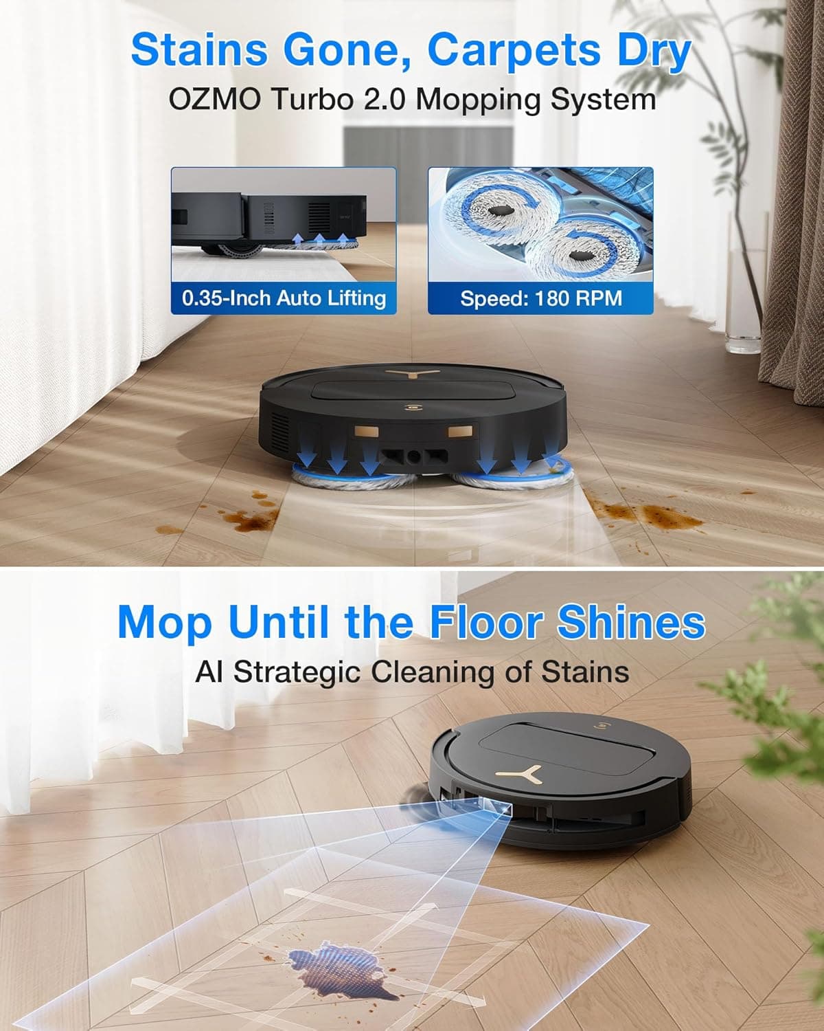 ECOVACS DEEBOT T50S PRO Omni Robot Vacuum and Mop
