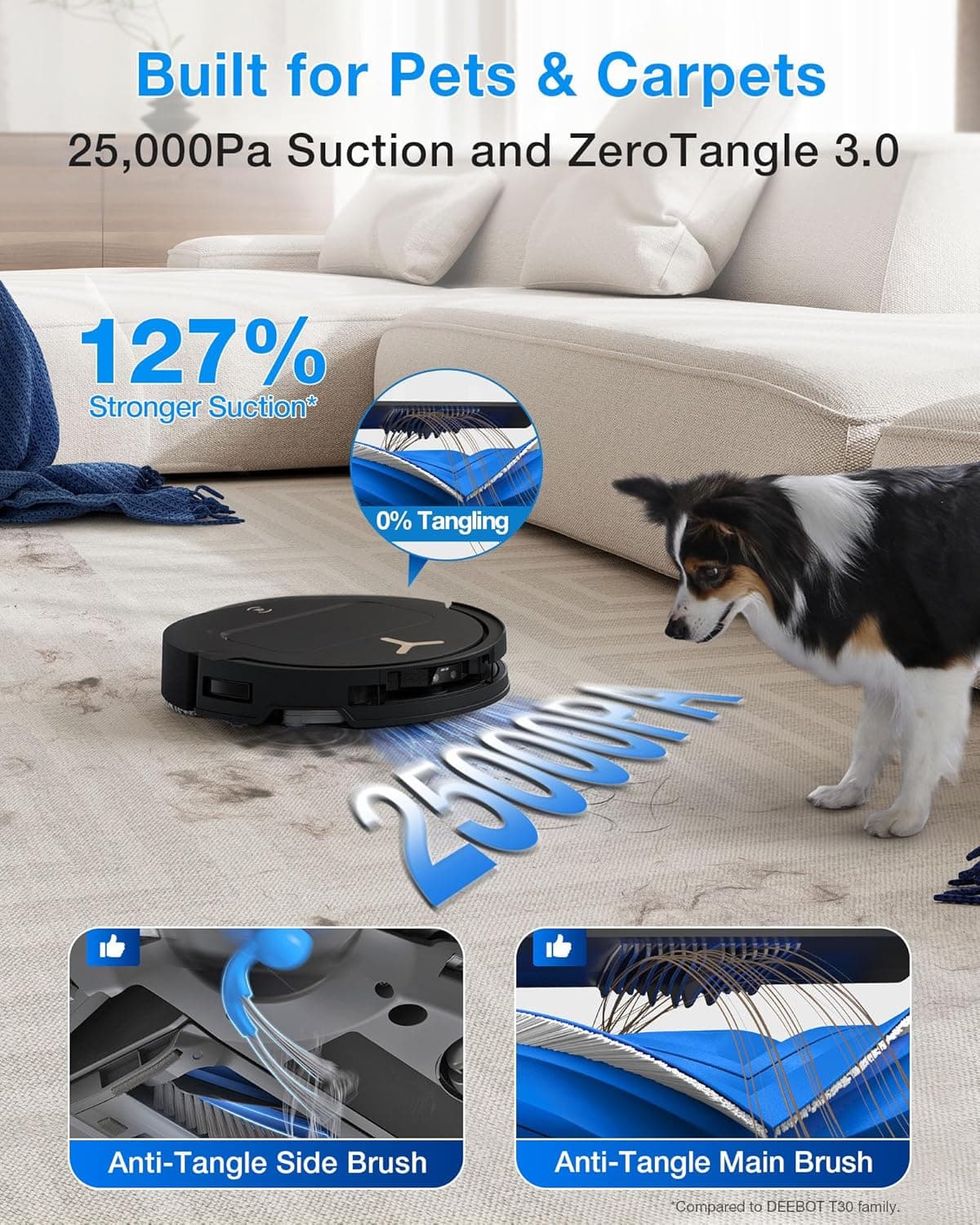 ECOVACS DEEBOT T50S PRO Omni Robot Vacuum and Mop