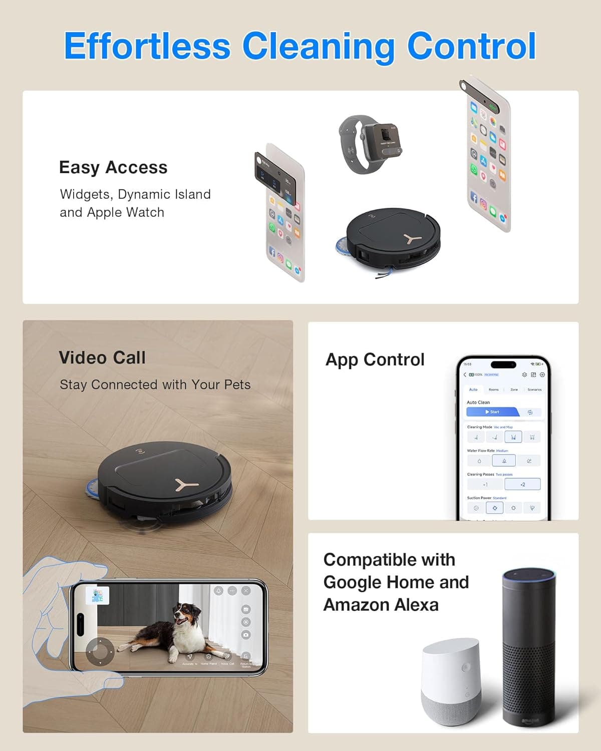 ECOVACS DEEBOT T50S PRO Omni Robot Vacuum and Mop